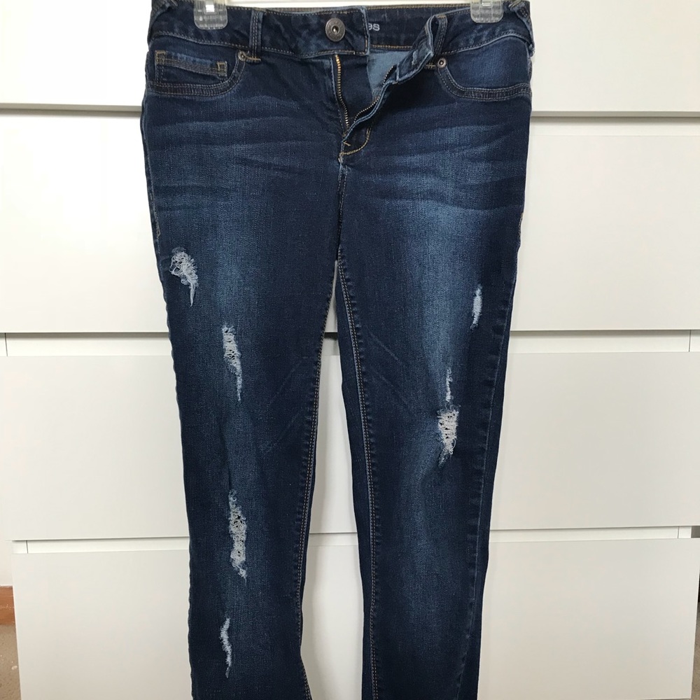 Dark was jeans